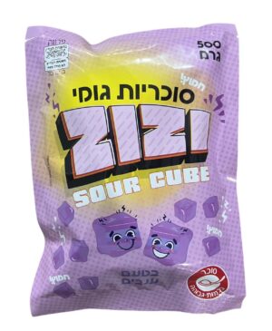 Sour zizi gummy grape flavor 500gr